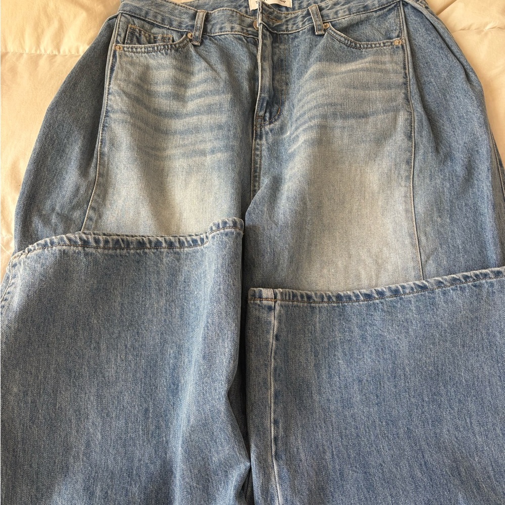 The Frankie Shop Light Blue Flare Jeans - Picture 6 of 8